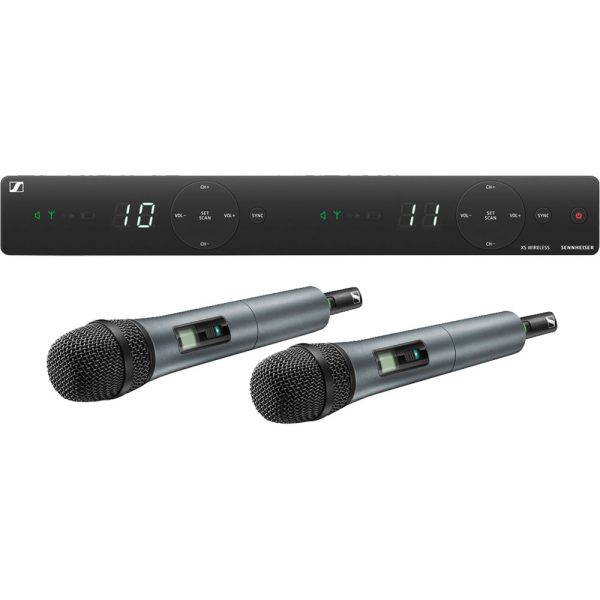 Sennheiser XS WIRELESS 1 Vocal Set Wireless Cardioid Microphone System with Up to 10 Compatible Channels, EM-XSW 1 UHF Receiver, e825 Mic Capsule, HH Transmitter, Selectable UHF Frequencies  - Audio Components | XSW 1-825-A Hot on Sale