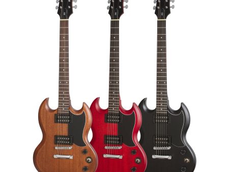 Epiphone SG Special VE 22-Fret HH Electric Guitar with Vintage Worn Finish (Available in Ebony Black, Cherry Red and Walnut Brown) | EGSV Series on Sale