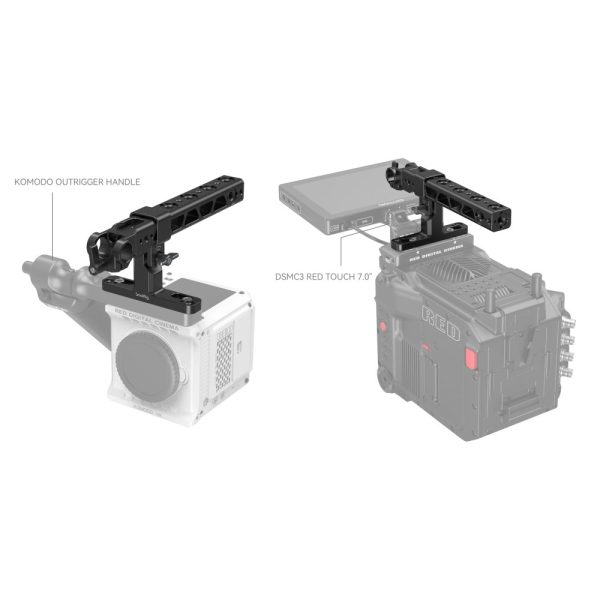 [CLEARANCE] SmallRig Dedicated Top Handle Grip for RED Komodo   V-Raptor   V-Raptor XL Professional Video Cameras with 1 4 -20  Threaded Holes and Shoe Mounts for Various Accessories | 4062 Online Sale