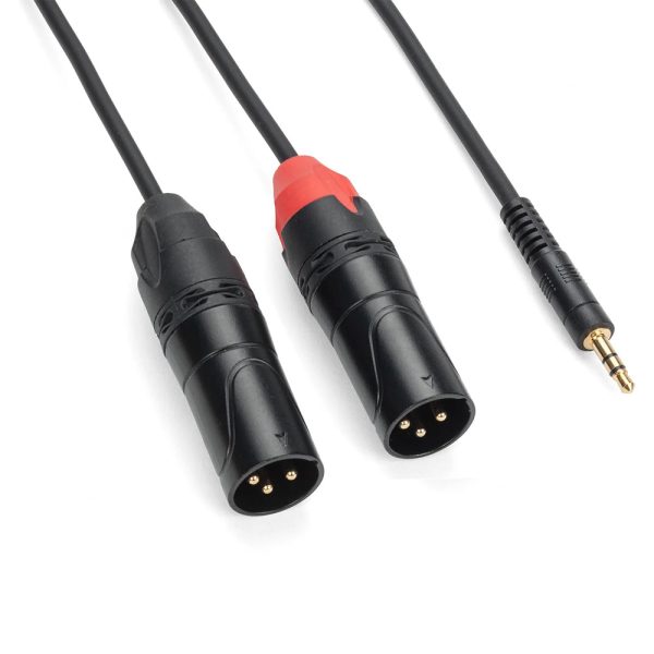 Samson TOURtek PRO TPADXM8 1   3 Meters 3.5mm to Dual 3 Pin XLR Male Breakout Cable with PVC Jacket, Gold Plated Neutrik Connectors and Copper Mesh Shielding | ESATPADXM83 ESATPADXM89 Online