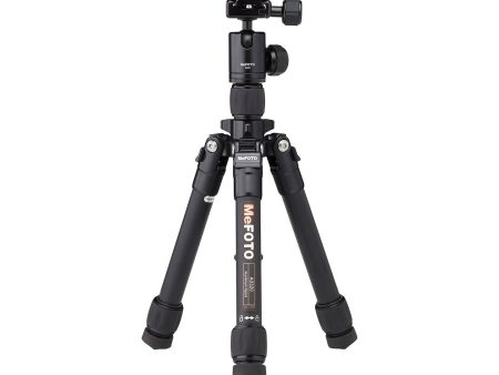 [CLEARANCE] MeFOTO Daytrip Travel Aluminum Tripod with Mini Arca Ball Head, 4kg Load Capacity, Reverse Folding Function (Available in Black, Blue, Green, Orange, Purple, Red, Titanium) Discount