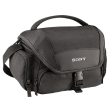 Sony LCS-U21 Soft Nylon Carrying Case with Durable Handle and Shoulder Strap for DSLR, Camcorders, NEX and Cyber-shot Cameras For Sale