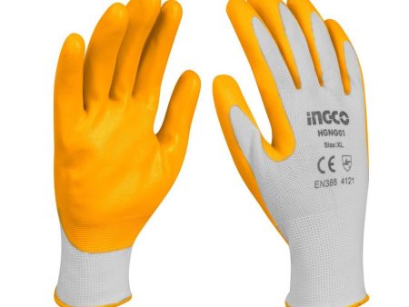 INGCO Nitrile Oil Resistant Rubber Gloves (XL) | HGNG01 Fashion