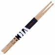 Vic Firth STR2 Tony Royster Jr. Signature Hickory Tear Drop Tip Drumsticks with Long Taper for Drums and Cymbals For Discount