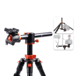 K&F Concept KF09 Series 2-in-1 Aluminum Multifunctional Camera Tripod Monopod Detachable 67  1.7m Transverse Center with Inverted & Overhead Shooting, 10kg Load, Twist Lock, 28mm Metal Ball Head for DSLR Canon Nikon Sony | KF09-085V1 on Sale