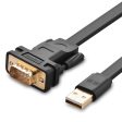 UGREEN 2 Meters USB 2.0 Male to RS232 DB9 Male Serial Adapter Cable with Gold Plated Connectors, Multi-Layer Shielding for PC, Desktop Computer, Router, Barcode Scanner, Serial Printer, etc. - Supports Windows, macOS, Linux | 20218 For Discount