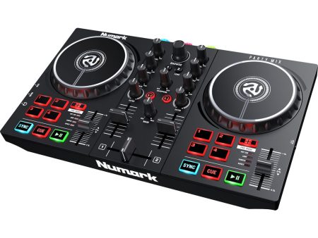 Numark Party Mix II USB DJ Controller with Built-In Light Show Mobile Devices, Laptops Online now