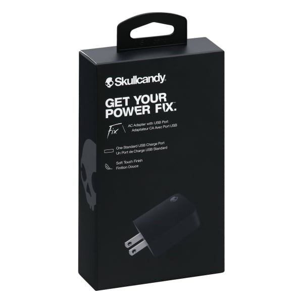 Skullcandy Fix USB 12W AC Wall Charger Adapter Fast Charging with Single USB-A Port for Smartphones, Headphones, Tablets For Discount