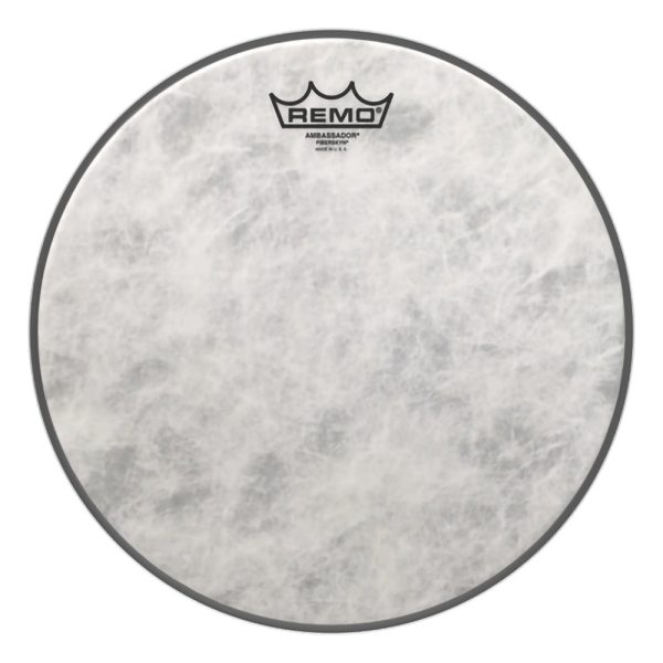 Remo 12    16  Ambassador Fiberskyn Drum Head with Warm, Full-Range Tone, Enhanced Mid and Low range Resonance | FA-0512,  FA-0516 Cheap