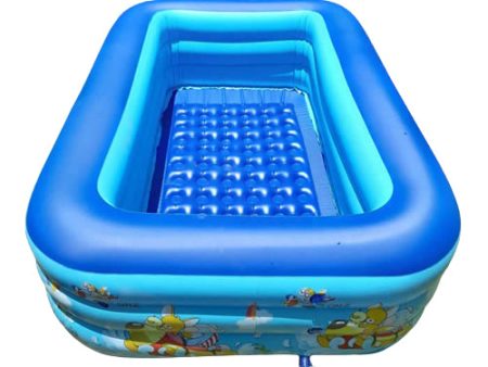 [CLEARANCE] Ucassa 3-Layer Inflatable Kiddie Swimming Pool with Max 2ft Depth with Cute Animal Design Summer Outdoor for Kids on Sale