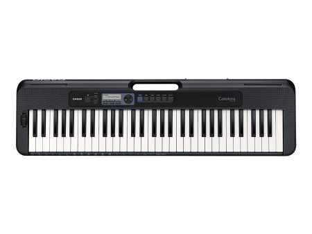 Casio CT-S300 61-Key Black Slim Touch-Sensitive Piano Keyboard with Expression Control, LCD Screen, Sound Preset, Built-in Effects Online Hot Sale