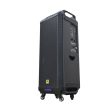 KEVLER DJX-1500 15  800W 3-Way Full Range Rechargeable Active Trolley Speaker with Dual Wireless Mic Selectable Frequency, USB   FM   Bluetooth Function, 2 AUX, Mic, and Guitar Inputs on Sale