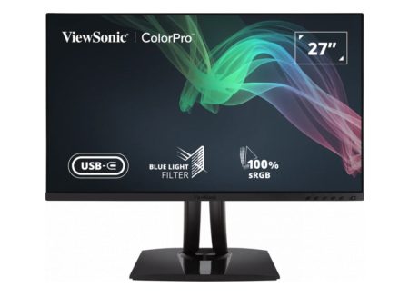 [CLEARANCE] ViewSonic VP2756-2K ColorPro 27  QHD 60Hz IPS Display Monitor with Blue Light Filter, HDMI, DisplayPort, USB-A, USB-B, USB-C 60W PD Port for PC, Desktop Computer, Laptop, Gaming Console, etc. - Supports Windows & macOS Online Hot Sale