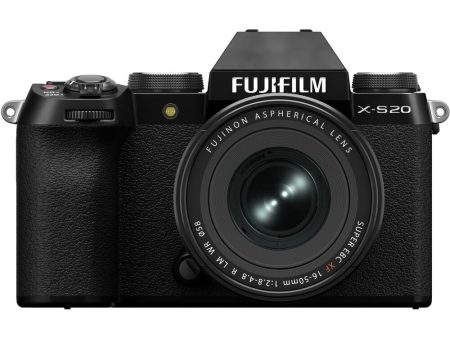 FUJIFILM X-S20 Body with XF 16-50mm f 2.8-4.8 R LM WR FUJINON Lens (X-mount) Mirrorless Camera - 26.1MP APS-C X-Trans BSI CMOS 4 Sensor, X-Processor 5, 5-Axis In-Body Image Stabilization, and Film Simulation Mode for Photography & Vlogging Supply