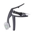 Planet Waves NS Artist Guitar Capo with Micro Tuner Bracket for 6 String Acoustic & Electric Guitar (Black) | PWCP-10 For Cheap