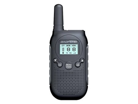 BaoFeng BF-T6 (Single & Set of 2 3 4) Walkie-Talkie UHF Transceiver 2W Two-Way Radio with 16 Store Channels, 400-480MHz Frequency Range, 5km Max. Talking Range, Clear Voice Output, 1500mAh Battery Capacity Online Sale