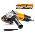 INGCO 750W Electric Angle Grinder with 240V, 11000rpm, 4  Disc Diameter, M10 Spindle Thread, and Auxiliary Handle for Wood, Metal, and Concrete | AG70012 Cheap