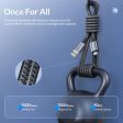 [CLEARANCE] ORICO GQA15 (1m   1.5m   2m) USB-A to USB Type C Fast Charging Data Cable 5V 3A 15W, 480Mbps Transmission Rate, Nylon-Braided Aluminum Alloy for Smartphones, Android, Tablet on Sale