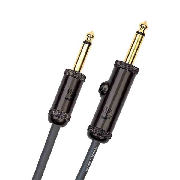 Planet Waves 15ft Circuit Breaker Instrument Cable Gold Plated with 1 4  TS Male to Male Plugs For Guitar | PW-AG-15 Cheap