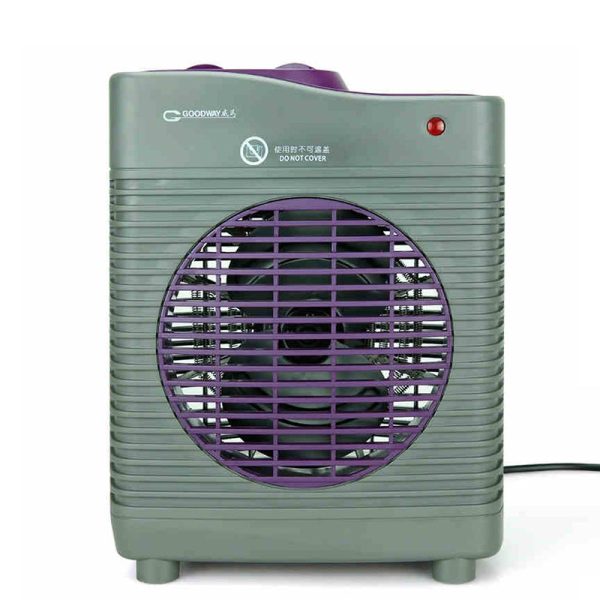 Goodway 2000W 2-in-1 Fan and Space Heater with 3 Step Temperature Options, Flame Resistant Chassis, and Automatic Shut-Off Feature for Home and Office Heating GH-938A For Discount