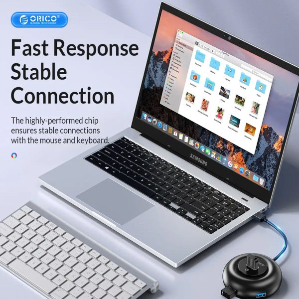 [CLEARANCE] ORICO 4-IN-1 USB HUB 5GBPS (0.3M,1.8M) USB-A Cable with SD TF Card Reader & 3-Port USB 3.0 | Windows, Linux & macOS Support | for PCs, Computer Desktops & Laptops | USB Hubs & Docking Stations | YX5-U3 Online now