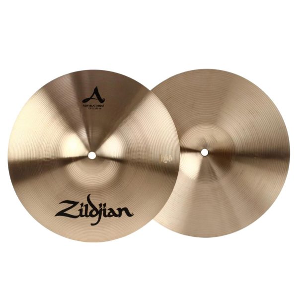 Zildjian A0113 A Series 12  New Beat High Velocity Hi-Hat Cymbals with Medium-Heavy Weight, Traditional Finish for Drums Online Hot Sale