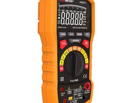 [CLEARANCE] Peakmeter PM8237 10A 1000V AC & DC Digital Multimeter with Dual Test Leads, USB-A Cable Interface, 30000 Counts Display, Auto Range, Data Hold, Voltmeter for Voltage, Current, Resistance, Frequency, Capacitance Tester etc. Hot on Sale