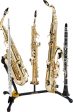 Hercules Multi-Stand for Alto Ternor, Soprano Saxophone and Flute Clarinet DS538B Fashion