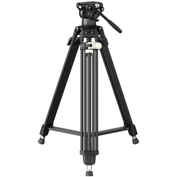 SmallRig FreeBlazer AD-80 Heavy-Duty Aluminum Professional Tripod Kit with DH10 Fluid Video Head, 360° 90° -65° Pan & Tilt Control, Manfrotto and DJU RS Quick Release Plates, 191cm Max Adjustable Height, 8kg Max Load Capacity | 4163 Hot on Sale