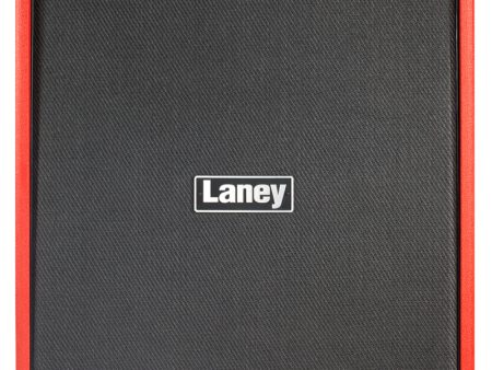 Laney LX412 200W Guitar Cabinet Amplifier with 4 x 12” Custom Drivers, Metal Corners and Ergonomic Grab Handles (Red) on Sale