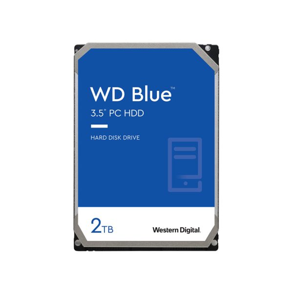 Western Digital WD Blue 2TB 3.5  Internal HDD Hard Disk Drive SATA 6.0 Gb s with 7200RPM Disk Speed, 245MB Cache Size - Windows 10   8.1   7, macOS Supported for PC, Desktop WD20EZBX | Computer Components Fashion