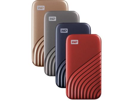 WD My Passport 2TB Portable External SSD Solid State Drive with Type-C USB 3.2 Support Gen 2 (Blue, Red, Gold, Gray) | Western Digital Online Sale