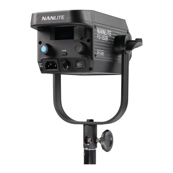 NANLITE FS-150B 175W Bi-Color AC Powered LED Monolight with Reflector, 2700K-6500K CCT Color Temperature Range, 12 Effects, Cooling Fan, Control Knob and NANLINK Mobile App Support for Studio Photography Online Sale