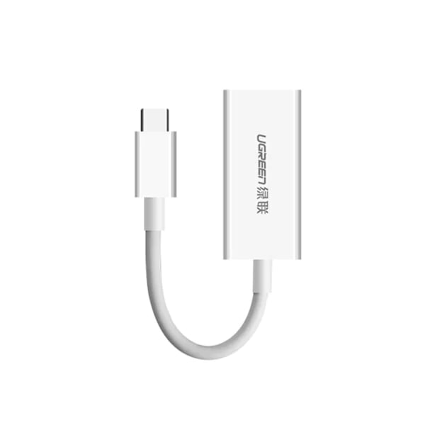 UGREEN 4K 60Hz USB-C Male to DisplayPort DP Female Cable Adapter Cable for PC Laptops and TV Monitor Display (White) | 40372 Online Hot Sale