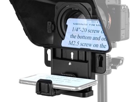 SmallRig x Desview TP10 Portable Teleprompter with Ultra Wide Lens Support Adapter Wireless Remote for Tablet Smartphone DSLR 3374 For Sale