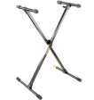 Hercules TravLite Keyboard Stand with 6 Position Settings Features KS118B Online Sale