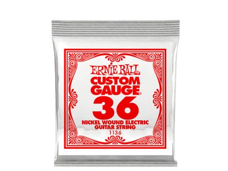 Ernie Ball Electric Guitar Nickel Wound Single String (0.036 Gauge) | 1136 on Sale