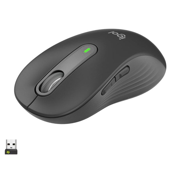 Logitech Signature M650   M650L Wireless Optical Mouse For Business with Precision Scrolling Smart Wheel, Silent Touch Reduced Clicky Keys, Programmable Side Buttons, and Logi Bolt and Bluetooth Connectivity - Graphite, Off White Sale