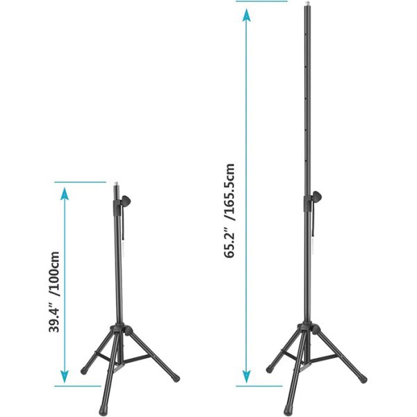 Neewer (NW002-1) Heavy Duty Tripod Stand up to 65.2  for Wind Screen Bracket, Microphone Studio Recording Hot on Sale