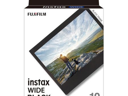 Fujifilm Instax Wide Black Film for 10 Sheets Single Pack for Instant Camera Sale