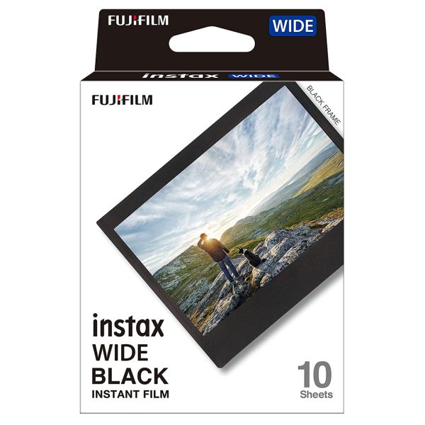 Fujifilm Instax Wide Black Film for 10 Sheets Single Pack for Instant Camera Sale