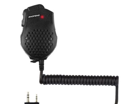 BaoFeng 2 Pin Walkie-Talkie Push-To-Talk Speaker Microphone for UV-82,UV-82L,UV-89,GT-5, Series, Kenwood, K2 Plug Dual PTT Design Radio with Clear Voice Transmission Online