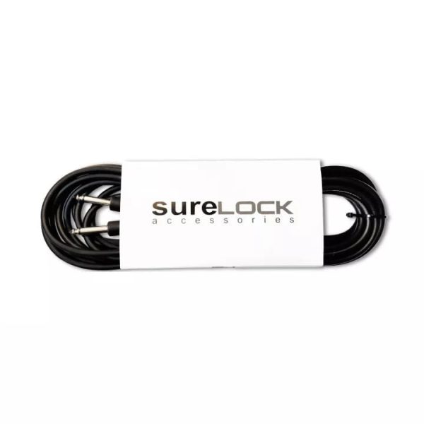 Surelock 20ft PVC Jacket Instrument Cable with 1 4-inch Male to Male Plugs for Guitars and Keyboards | BC307 Online now