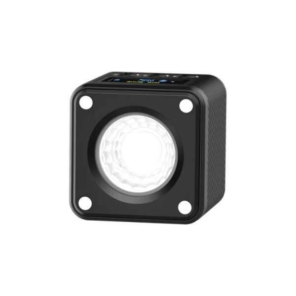 Ulanzi L2 RGB   Bi-Color COB Magnetic Mini Cube Video Light 800mAh with OLED Display, 1 4 -20 Screw Mount, Dual Cold Shoe for Vlog Vlogging Content Creation Supply