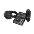 [CLEARANCE] Yamaha AG03 MKII Mark II 3-Channel Livestream Set Pack Bundle with Multipurpose Mixer USB Audio Interface, YH-MT1 Monitoring Headphones, and YCM01 Condenser Microphone for Audio and Music Recording and Production | AG03 MK2 PACK Supply