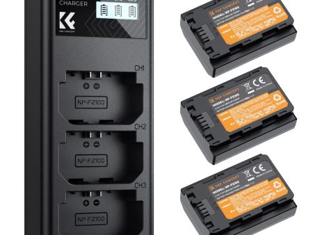 K&F Concept LP-E6NH (3-Pack) 2250mAh Rechargeable Camera Battery and Triple Slot Charger Kit with USB Type-C   Micro B Input Fast Charging Ports for Canon EOS 90D 80D 70D 5D Mark II III IV 5DS SR 6D R5 R6 R6 II R7 LP-E6 LP-E6N Digital Cameras For Cheap