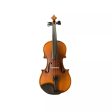 Fernando VP-50N 4 4 Classical Violin Set with Matte Amber Finish, Case, Bow, and String Rosin for Musician Beginners and Students Online