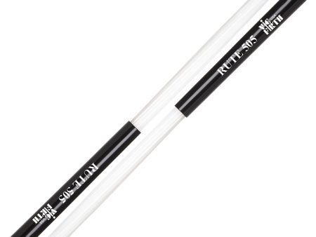 Vic Firth Rute 505 Drumsticks for Jazz Drummers With Vinyl Handle and 31 Plastic Bristles (.94 ) Sale