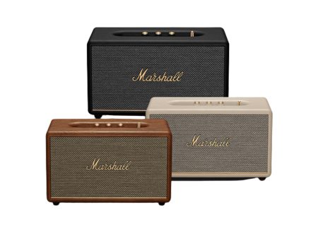 Marshall Stanmore III Portable Bluetooth 5.2 Dynamic Speaker with Multi Stream Feature, Adjustable Bass and Treble Controls, Built-In RCA, 3.5mm Input and Iconic Amp-Style Design (Black, Brown, Cream) on Sale