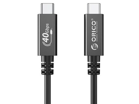 [CLEARANCE] ORICO U4A (0.3m, 0.5m, 0.8m) USB Type C 4.0 Charging Data Cable with 40Gbps High-Speed Transmission Rate, PD 100W, 8K 60Hz UHD Video, USB-C Male to USB-C Male, Aluminum Alloy for Smartphones, Laptop, Tablet, PC, Switch, Projector For Discount